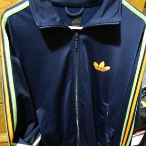 Vintage Adidas track jacket Neon